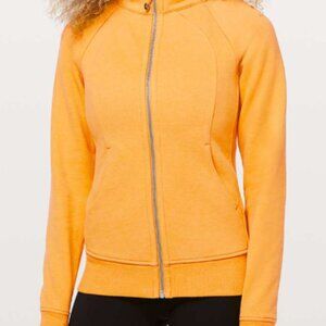 51. Lululemon Scuba Hoodie *Light Cotton Fleece Heathered Honey Lemon